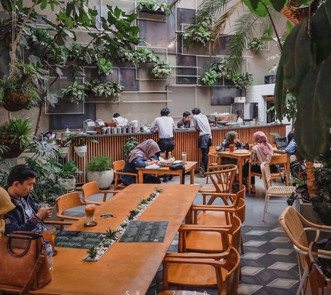 fasilitas jardin cafe bandung